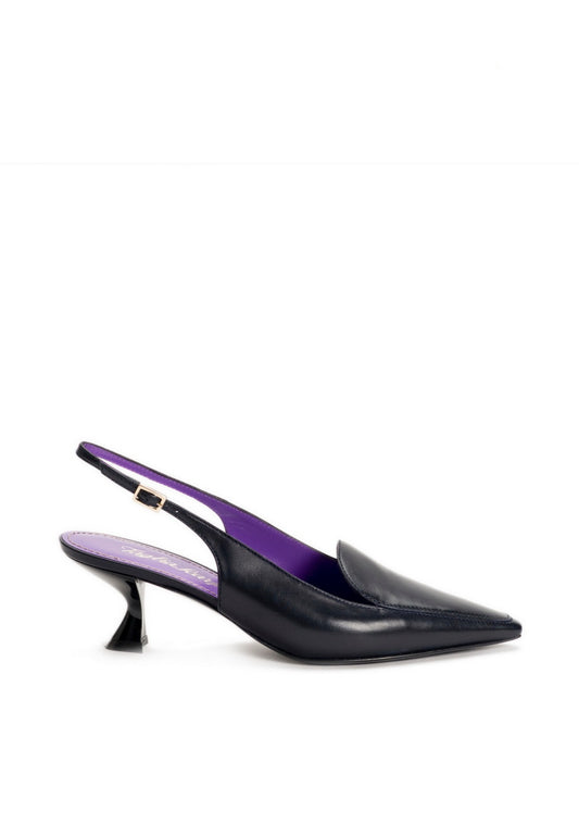 Edle Slingback Pumps Dark blu Navy